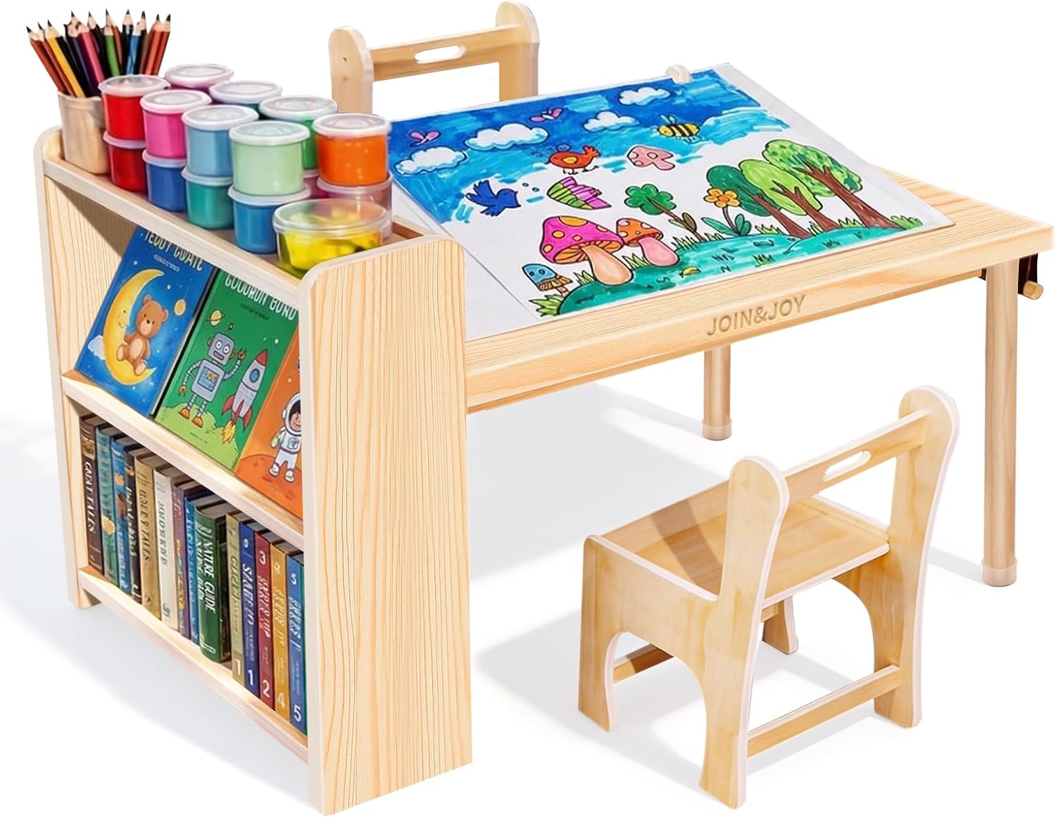 Art Craft For Toddlers - Mesa de Arte de Madera para