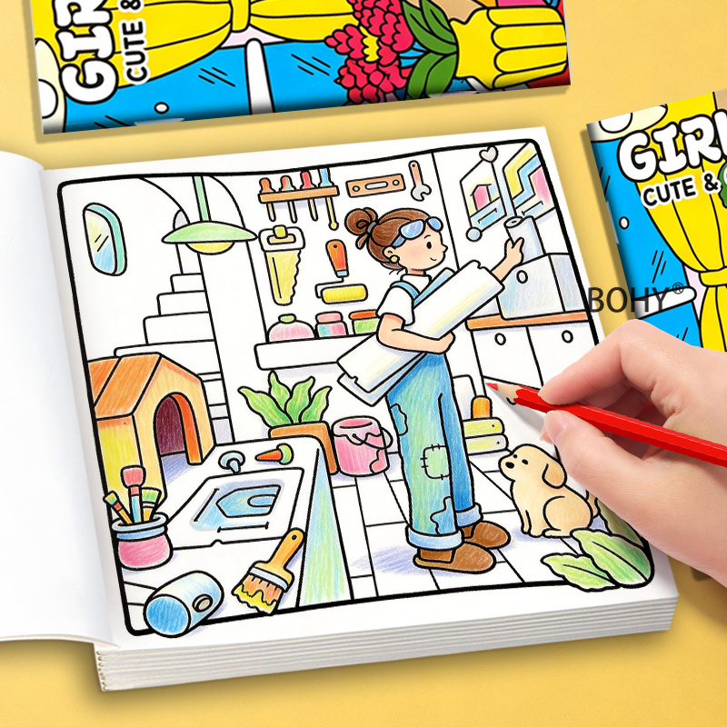 Chinese Art Craft - Álbum de Pintura para Niñas con