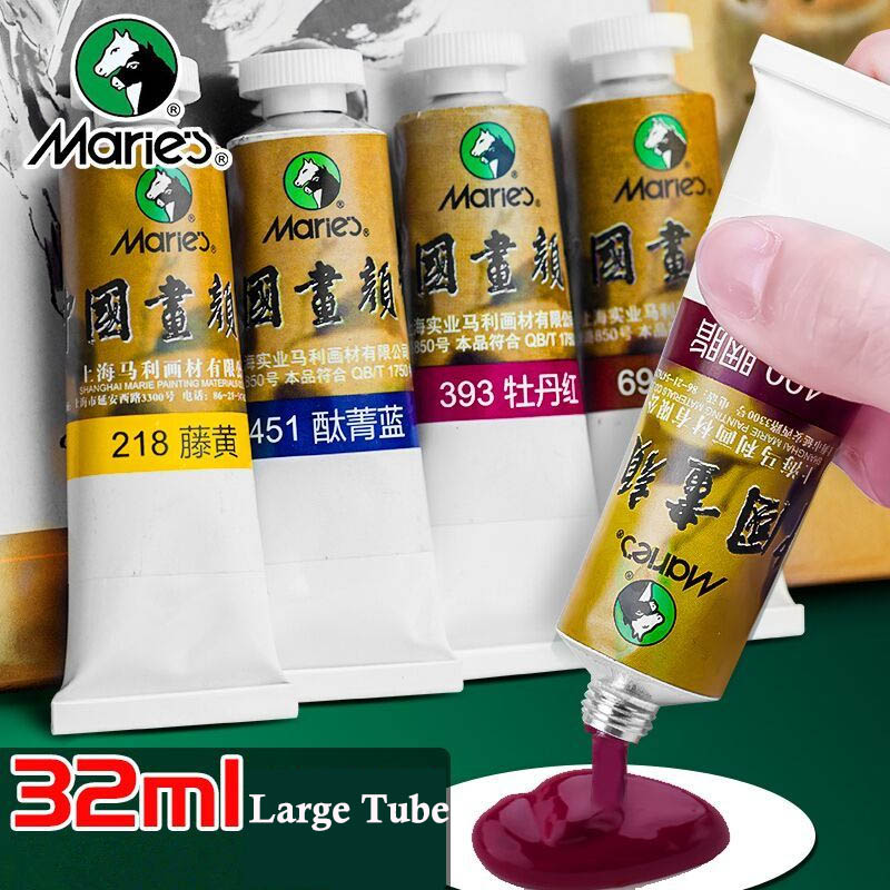 Chinese Art Craft - Pintura china de Marie, 32ml/tubos, pintura