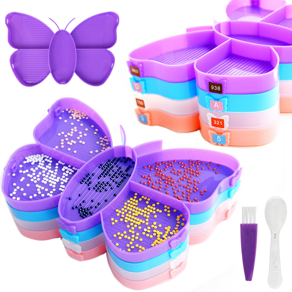 Art Craft Butterfly - Set de Bandejas para Pintura de