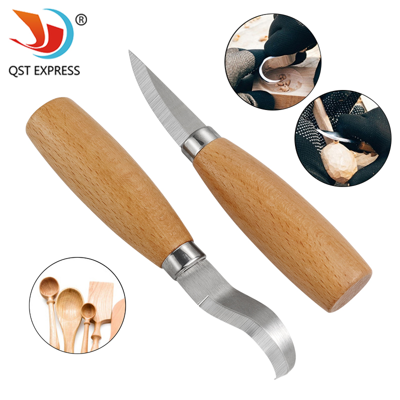 Art Craft Wood - Cuchillo de talla de hierro inoxidable,