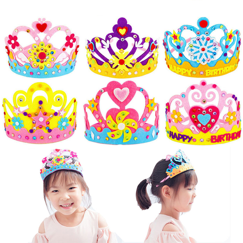 Art Craft For Toddlers - DIY manualidades juguete corona papel creativo