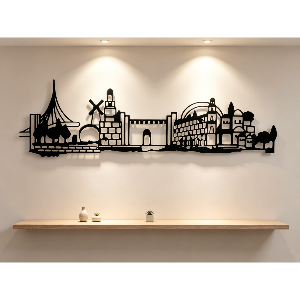 Art & Craft Qatar - CIFBUY Arte de pared de metal,