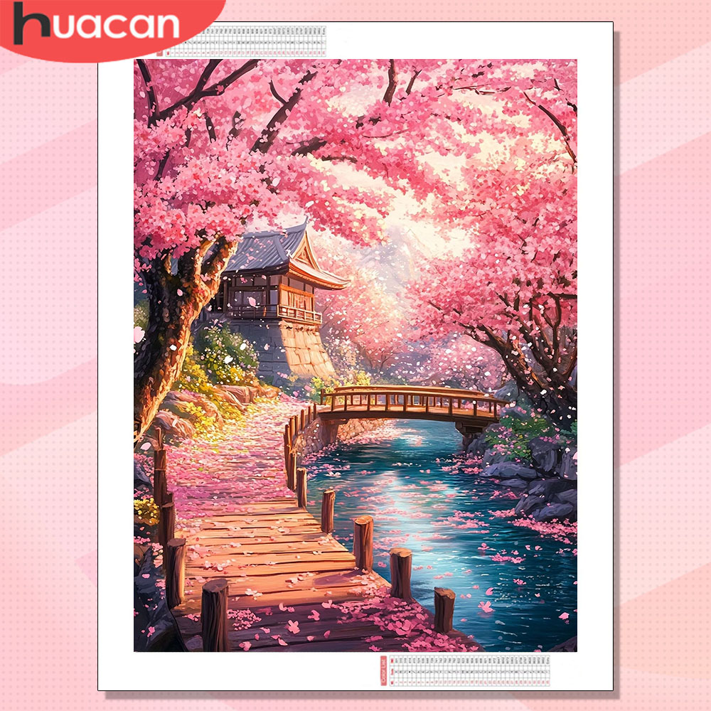Art Craft Hobbies - HUACAN Arte de Diamantes: Paisaje del