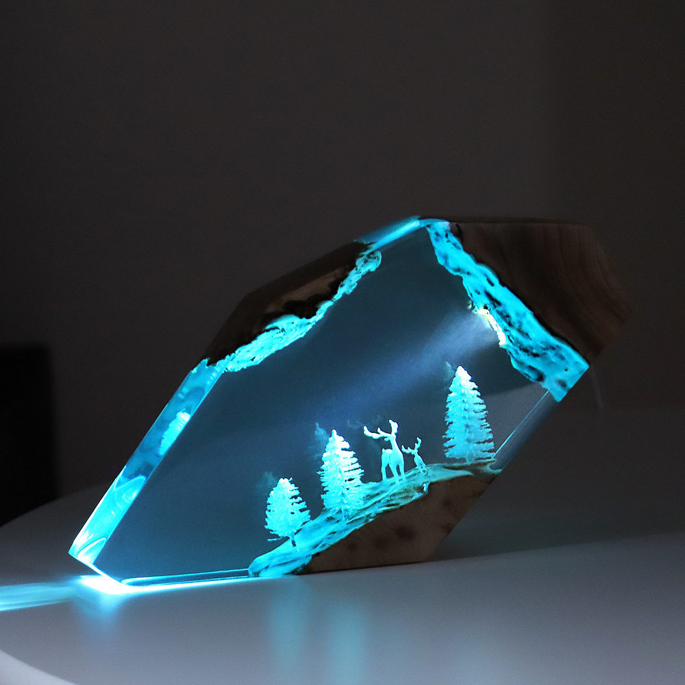 Art Craft Wood - Adorno Luminoso Personalizado de Hada del