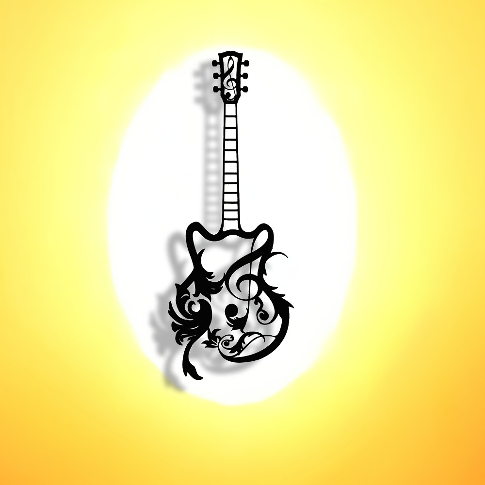 CIFbuy Arte de pared de guitar - Art Craft Cafe reseña y precio