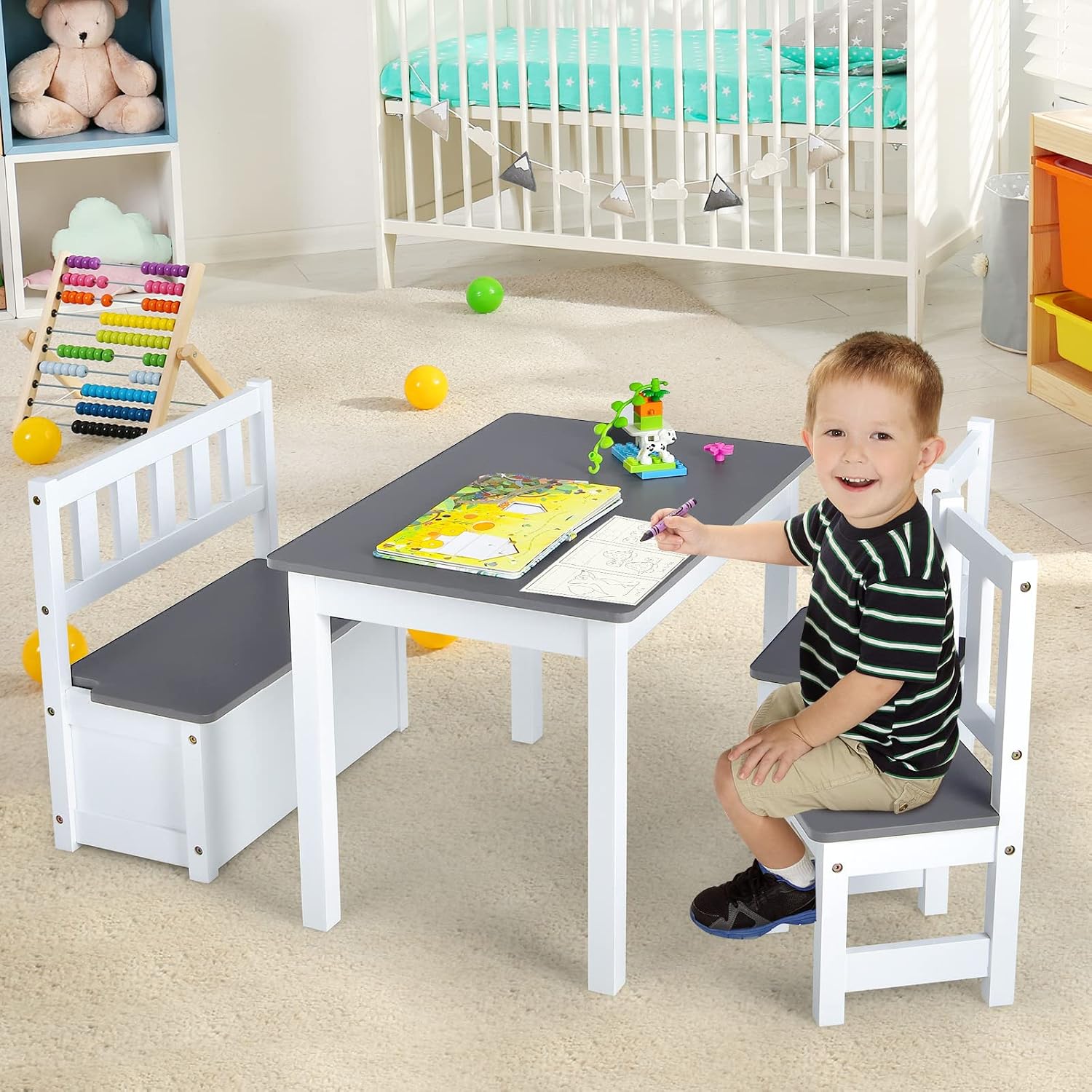 Juego de Mesa y Sillas de Made - Art Craft For Toddlers reseña y precio