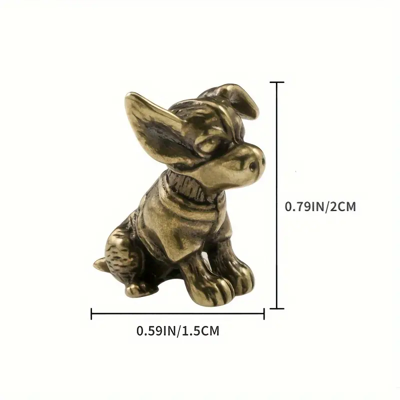 Adorno de perro pequeño, estat - Art Craft Cafe reseña y precio