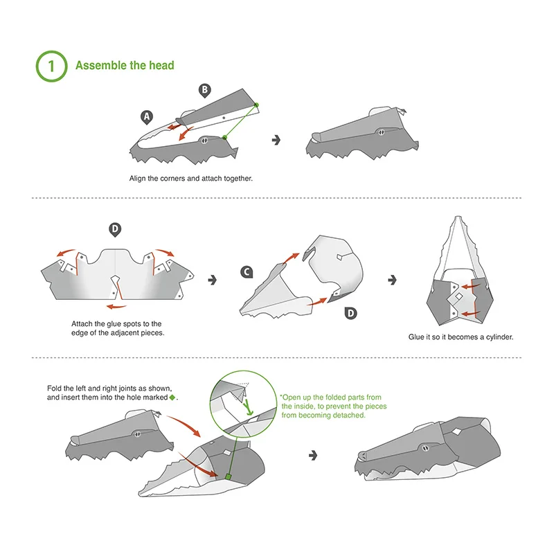 Cocodrilo plegable Origami Art - Art Craft Cardboard reseña y precio