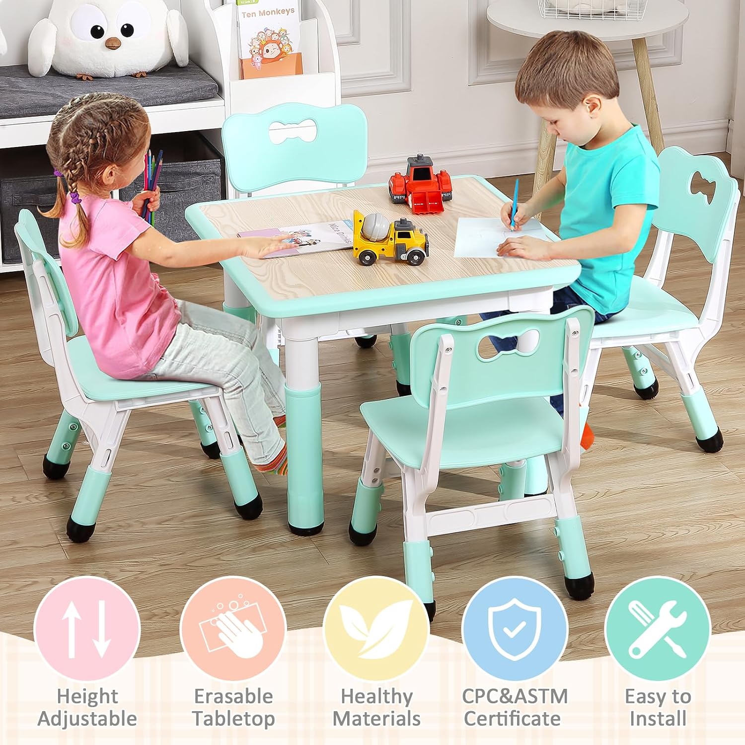 TackView Mesa Infantil de 23 P - Art Craft For Toddlers reseña y precio