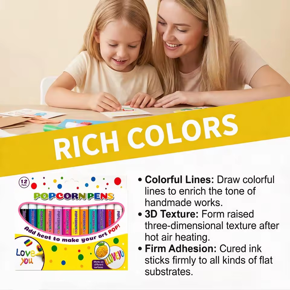 Set de Rotuladores Puffy Popco - Art Craft Book reseña y precio