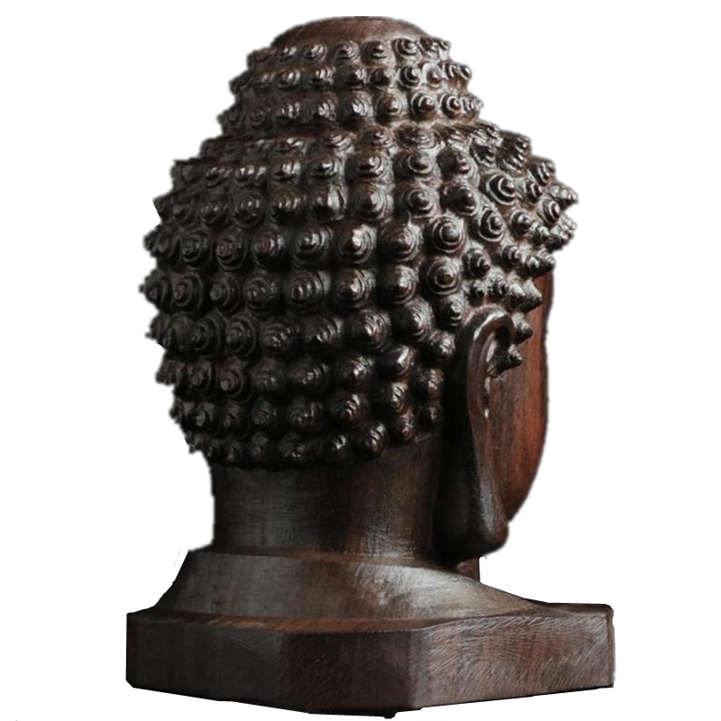 Estatua de Sakyamuni de madera - Art Craft India reseña y precio