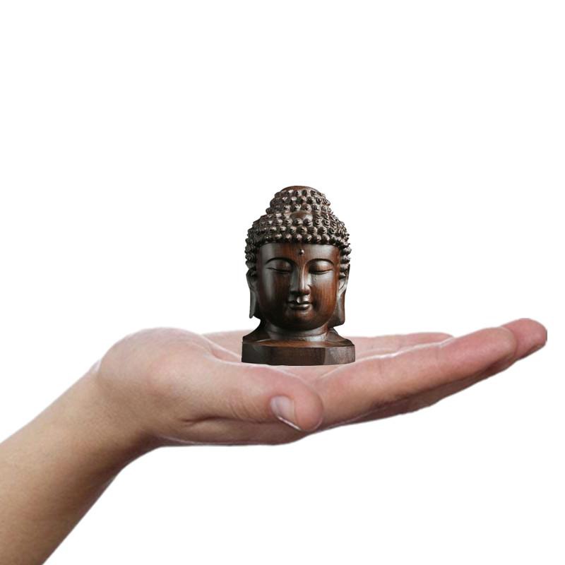 Estatua de Sakyamuni de madera - Art Craft India reseña y precio