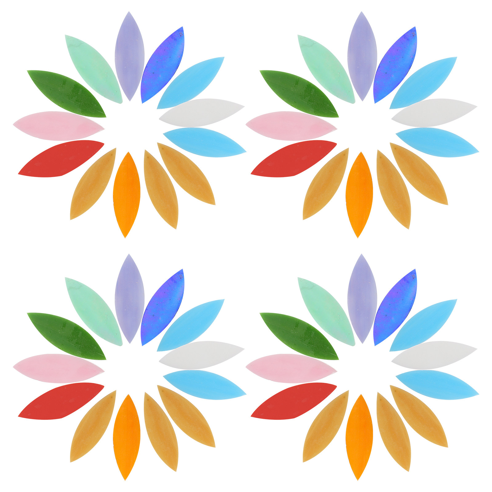 28 Piezas de Vidrio en Forma d - Art Craft Using Leaves reseña y precio