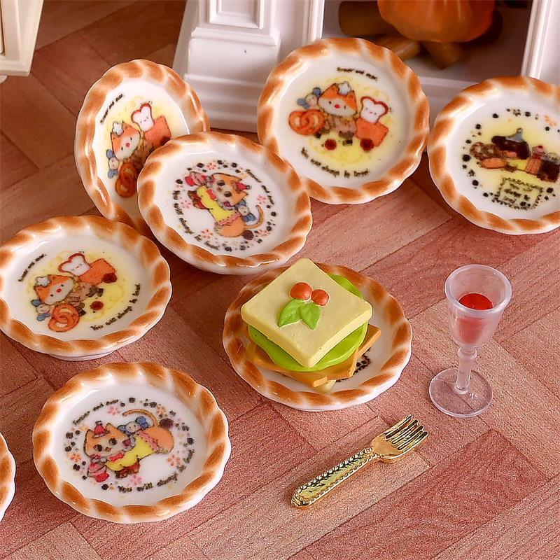 10 unids/set casa de muñecas e - Art Craft House reseña y precio