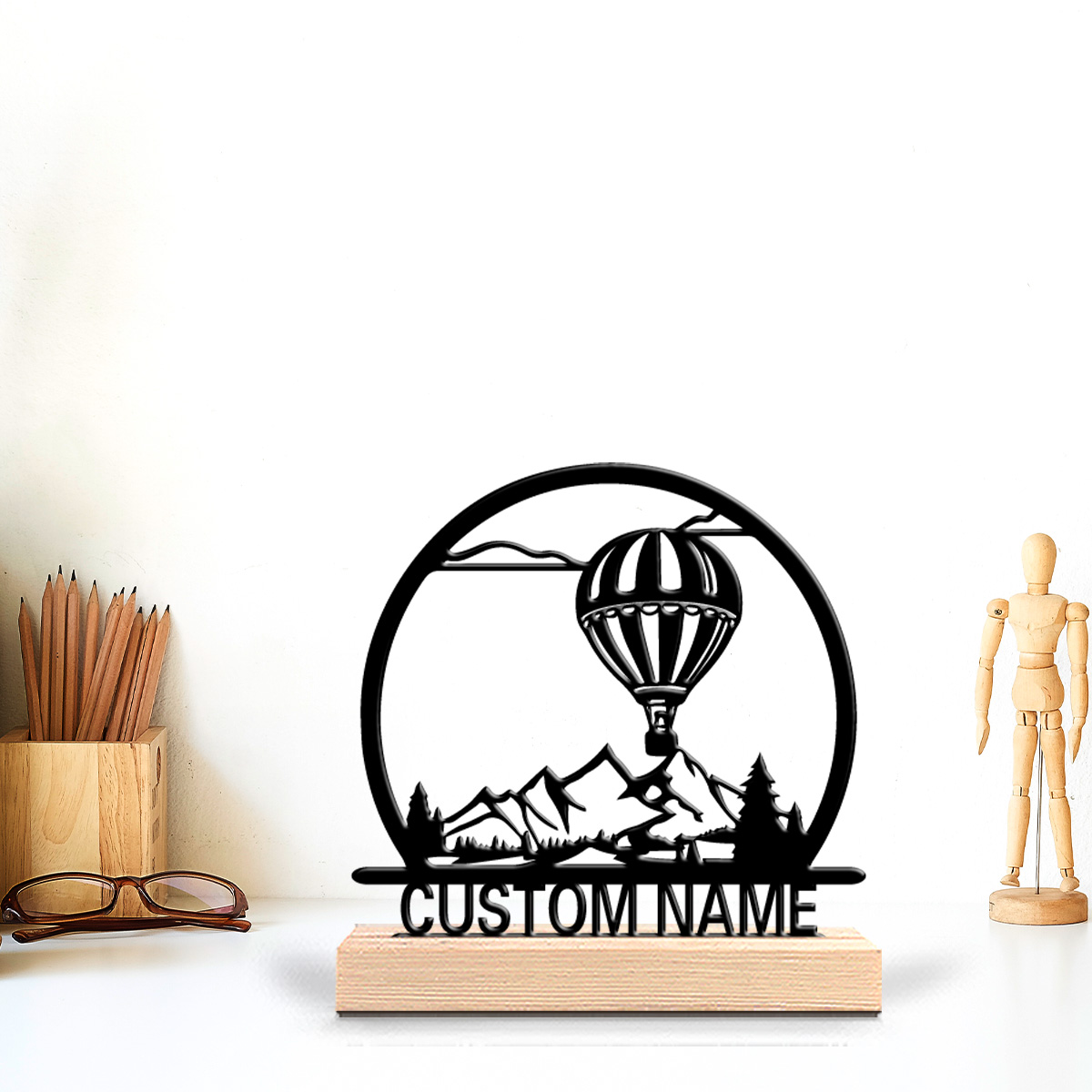 1 unidad de adorno metálico de - Art Craft Wood reseña y precio