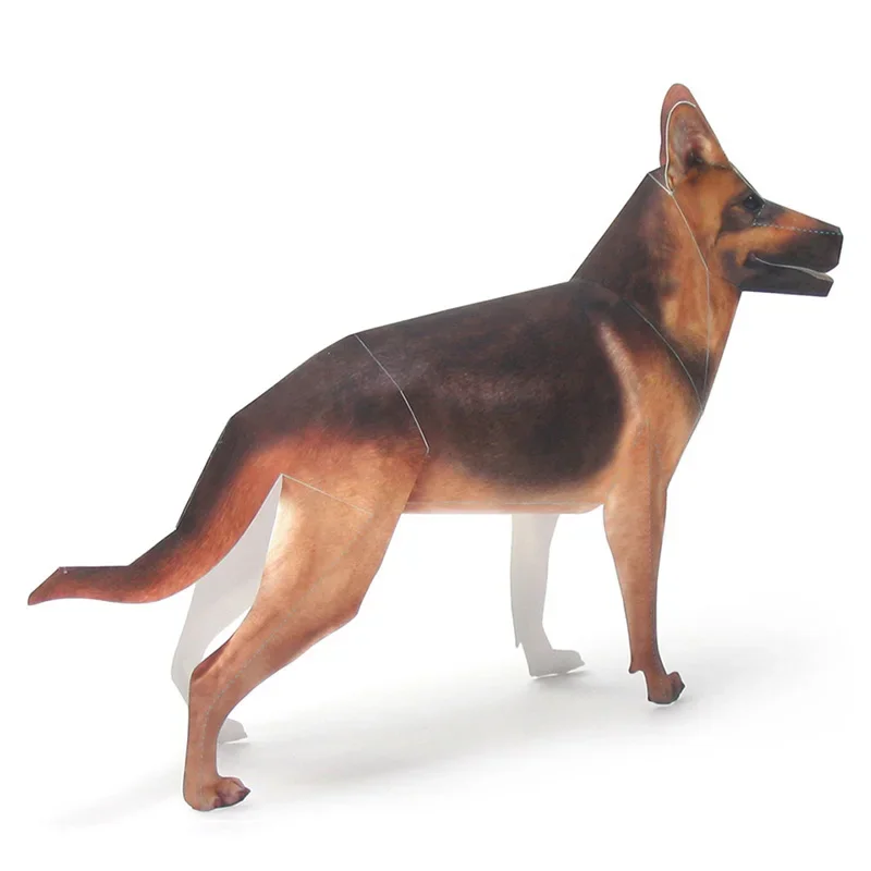 Perro pastor alemán Origami ar - Art Craft Cardboard reseña y precio