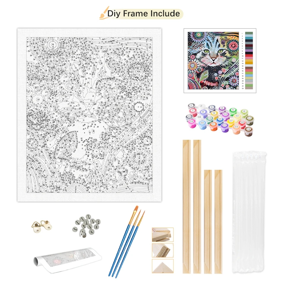 RUOPOTY Pintura por Números de - Art Craft Decoration Ideas reseña y precio