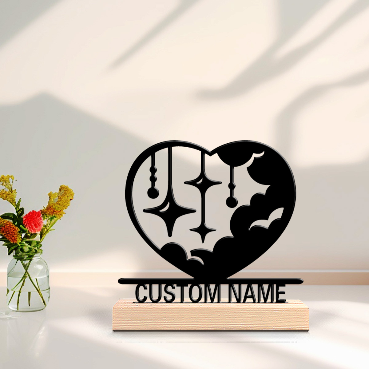 1 pieza de adorno de metal con - Art Craft Wood reseña y precio