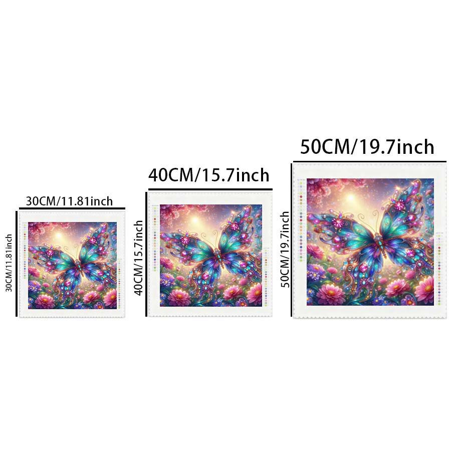 1 pieza de tela flocada 5D DIY - Art Craft Butterfly reseña y precio