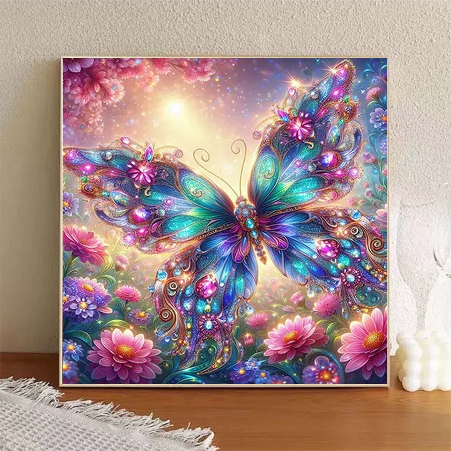 1 pieza de tela flocada 5D DIY - Art Craft Butterfly reseña y precio