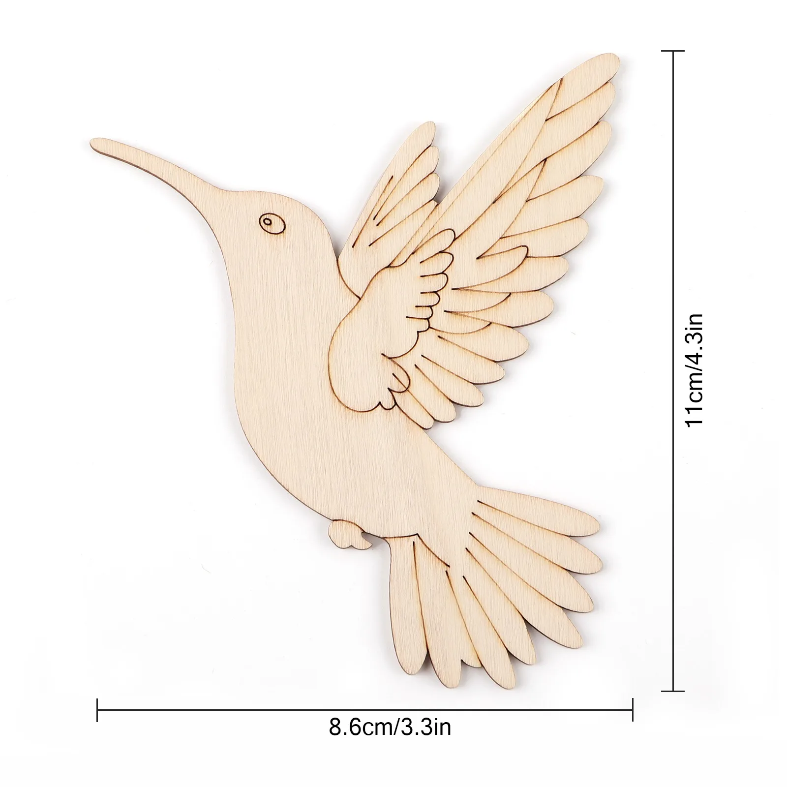 10 piezas de recortes de anima - Art Craft Wood reseña y precio