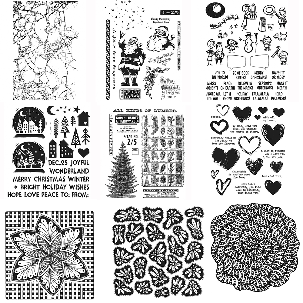 Sellos transparentes de flores - Art And Craft Photos reseña y precio
