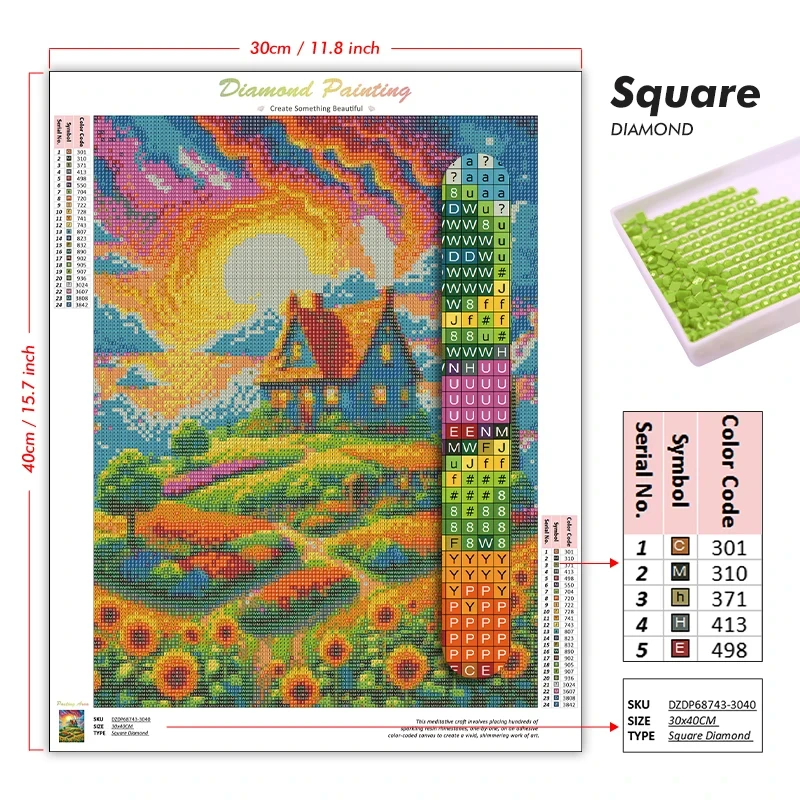 Pintura de Diamantes 5D DIY, A - Art Craft Hobbies reseña y precio