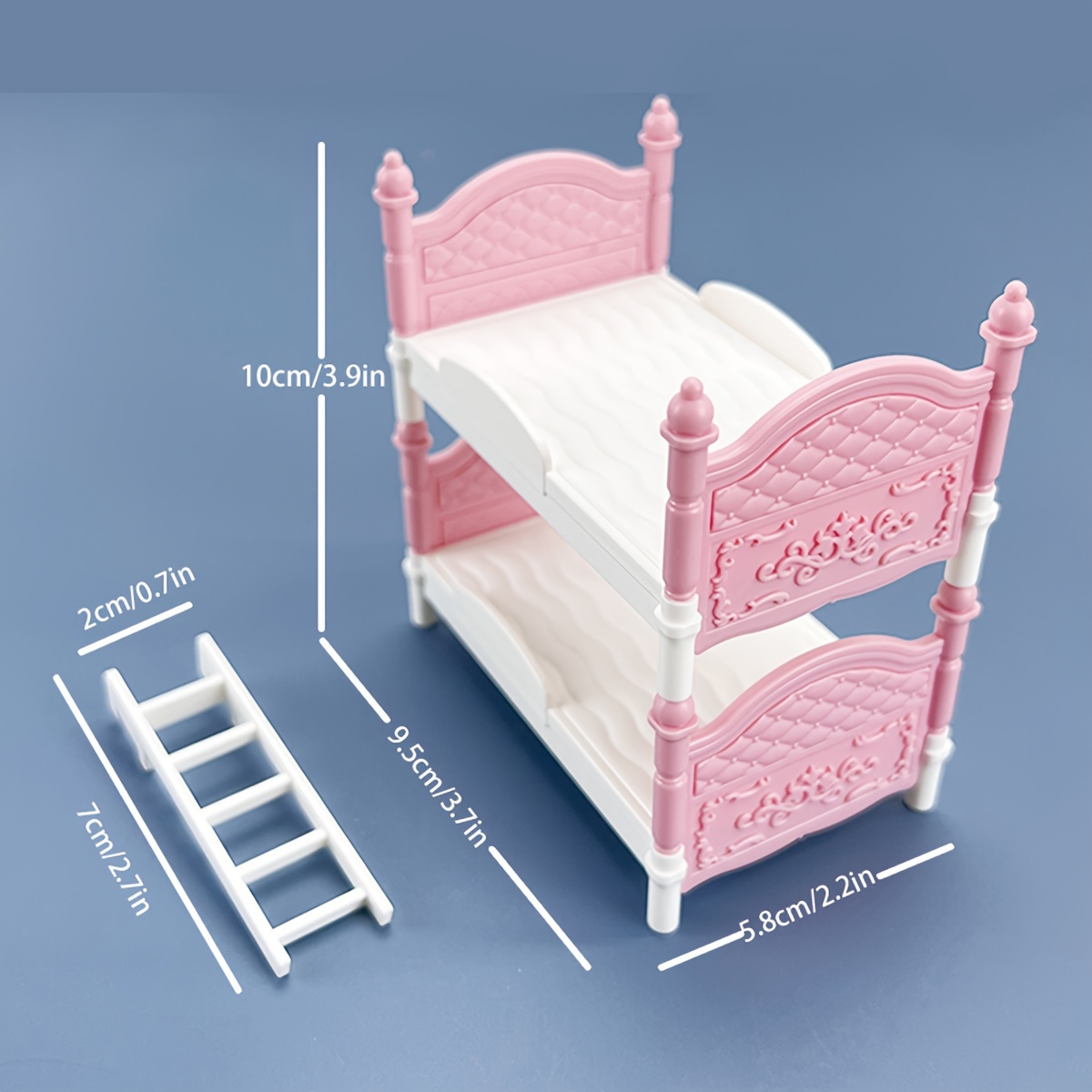 Cama doble en miniatura para c - Art Craft House reseña y precio