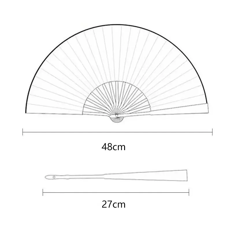Abanico plegable de seda japon - Art Craft And Cloth reseña y precio