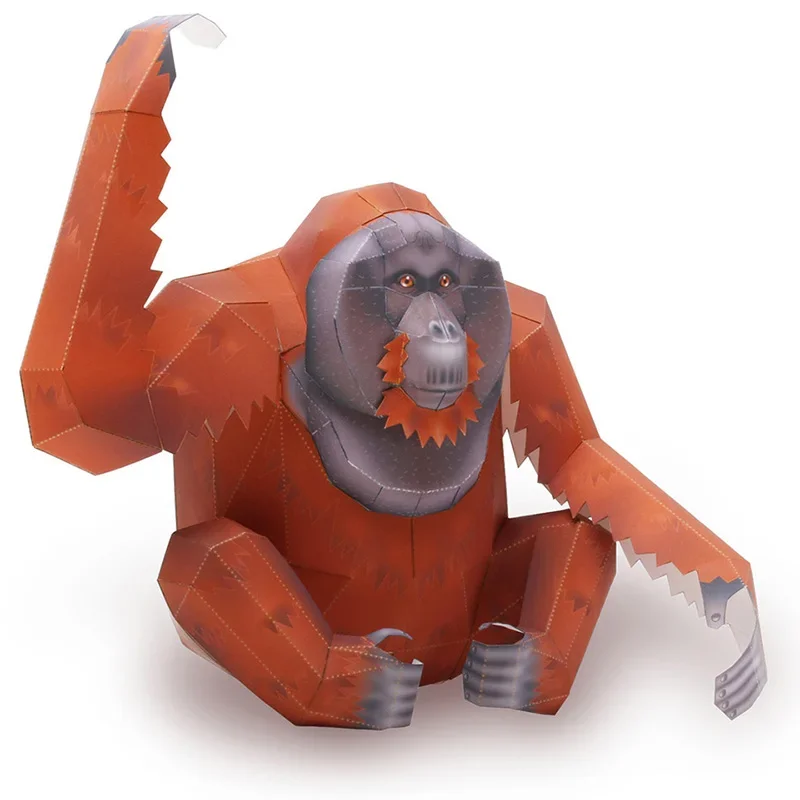 Orango gorila Origami arte ple - Art Craft Cardboard reseña y precio