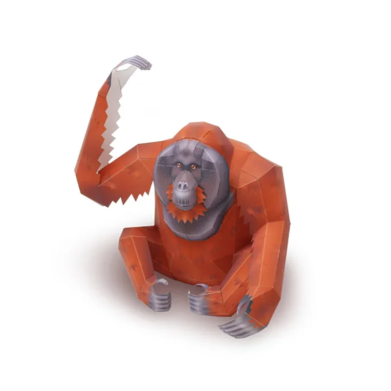 Orango gorila Origami arte ple - Art Craft Cardboard reseña y precio