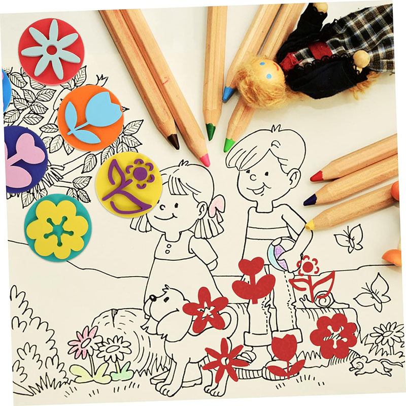 6 unids/bolsa sellos de espuma - Art Craft For Toddlers reseña y precio