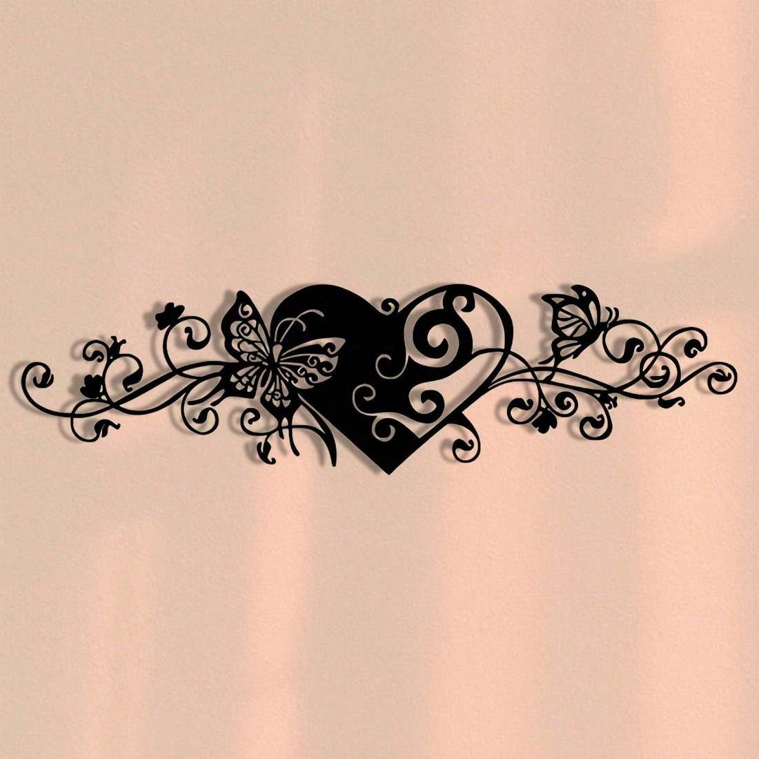 Arte de pared de metal minimal - Art Craft Butterfly reseña y precio