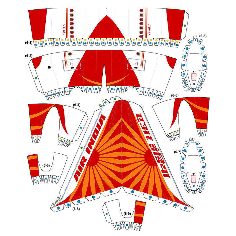 Air India-avión Boeing 777-300 - Art Craft India reseña y precio