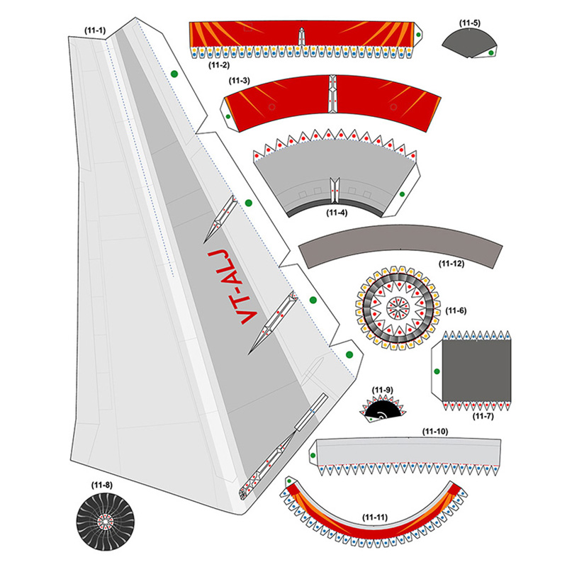 Air India-avión Boeing 777-300 - Art Craft India reseña y precio