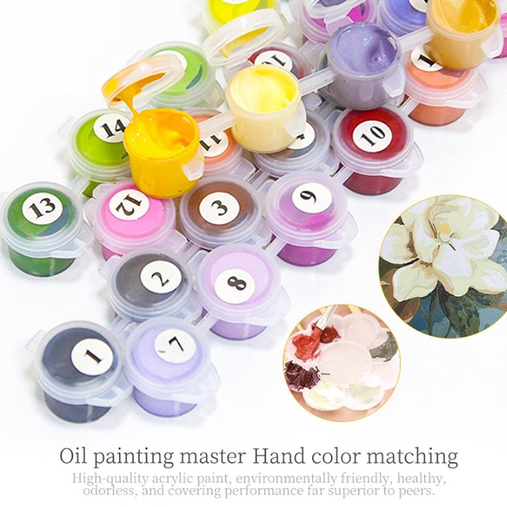 Kit de Pintura por Números DIY - Art Craft And Cloth reseña y precio