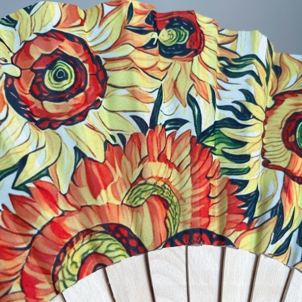 Abanico Plegable de Tela con D - Art Craft And Cloth reseña y precio