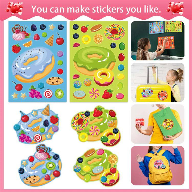 Pegatinas de donut para hacer  - Art Craft For Toddlers reseña y precio