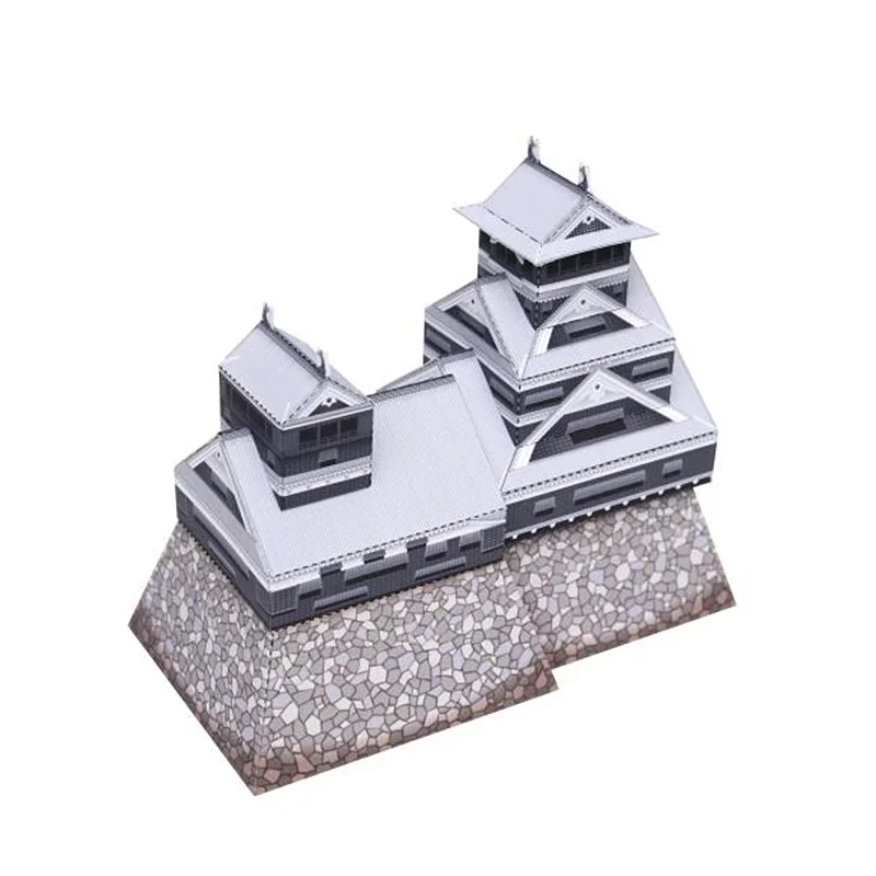 Japón Kumamoto Castillo plegab - Art Craft Cardboard reseña y precio