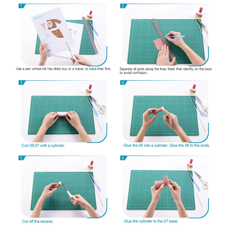 Pequeño búho Origami Art Mini  - Art Craft Cardboard reseña y precio